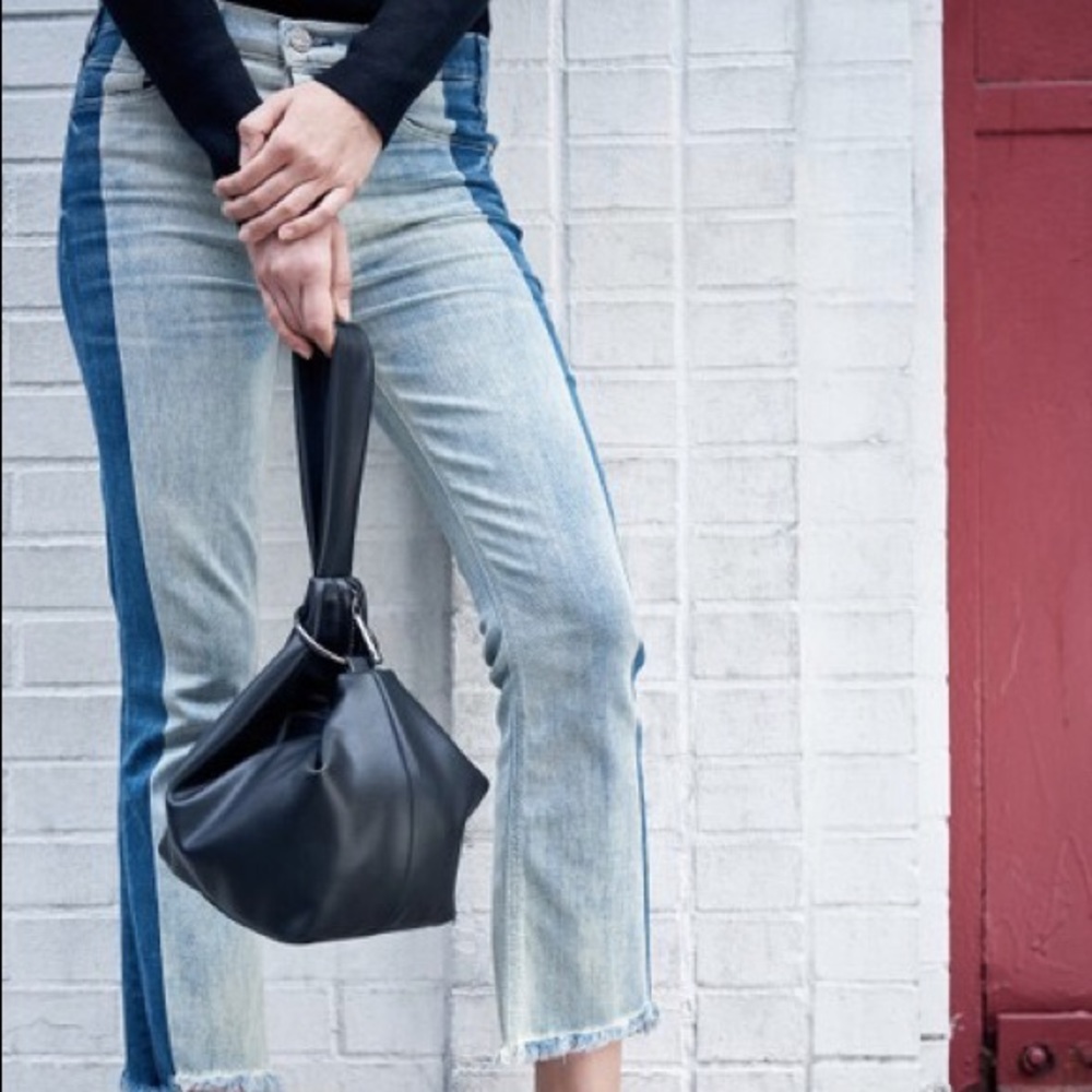 Nasty Gal Inner Circle Blk Vegan Leather Wristlet